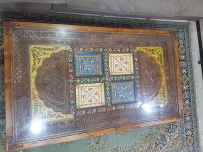 antique show piece table