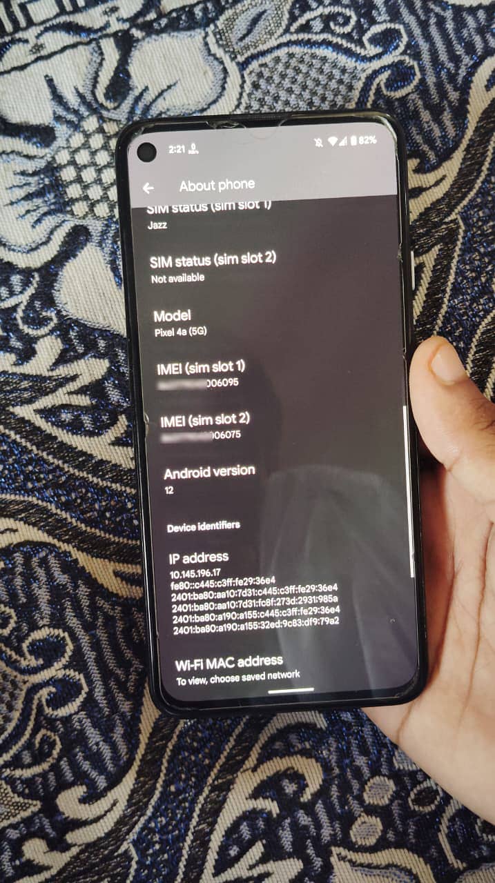 Google Pixel 4a 5G 5