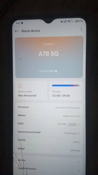 Oppo A78 5G non PTA