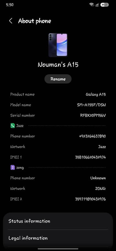 Samsung Mobile A15 5G