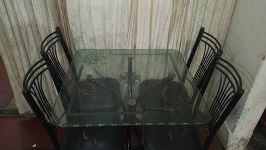 4 chairs dining table for sale