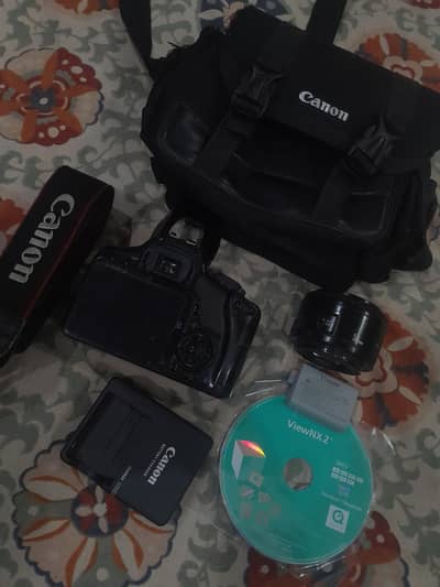 cabon 500d with 50mm lense photo plus video all asseries price finla h