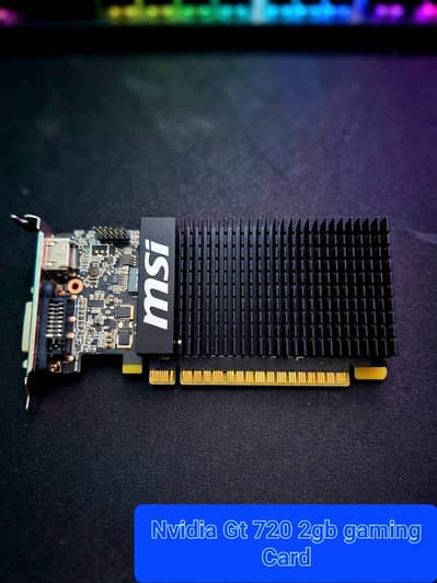 Graphic Card Nvidia GT 720 2GB - Clean & Perfect Condition