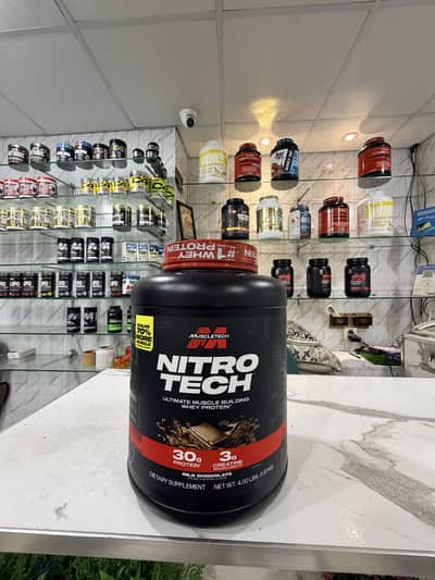 Nitrotech whey protein 4lbs 100% original