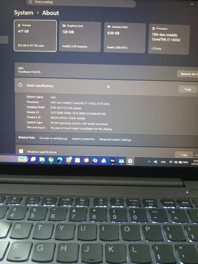 lenove thinkpad i7  13 generation