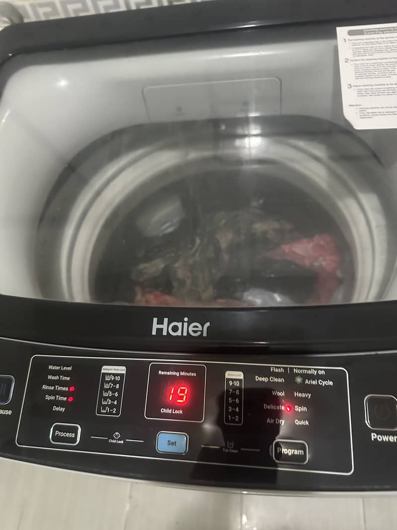 Haier automatic machine 1