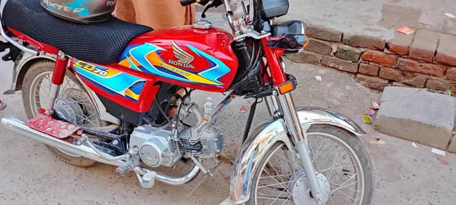 Honda CD70 2026 model, Condition 10/10, Drived onlye 3100, Urgent Sale