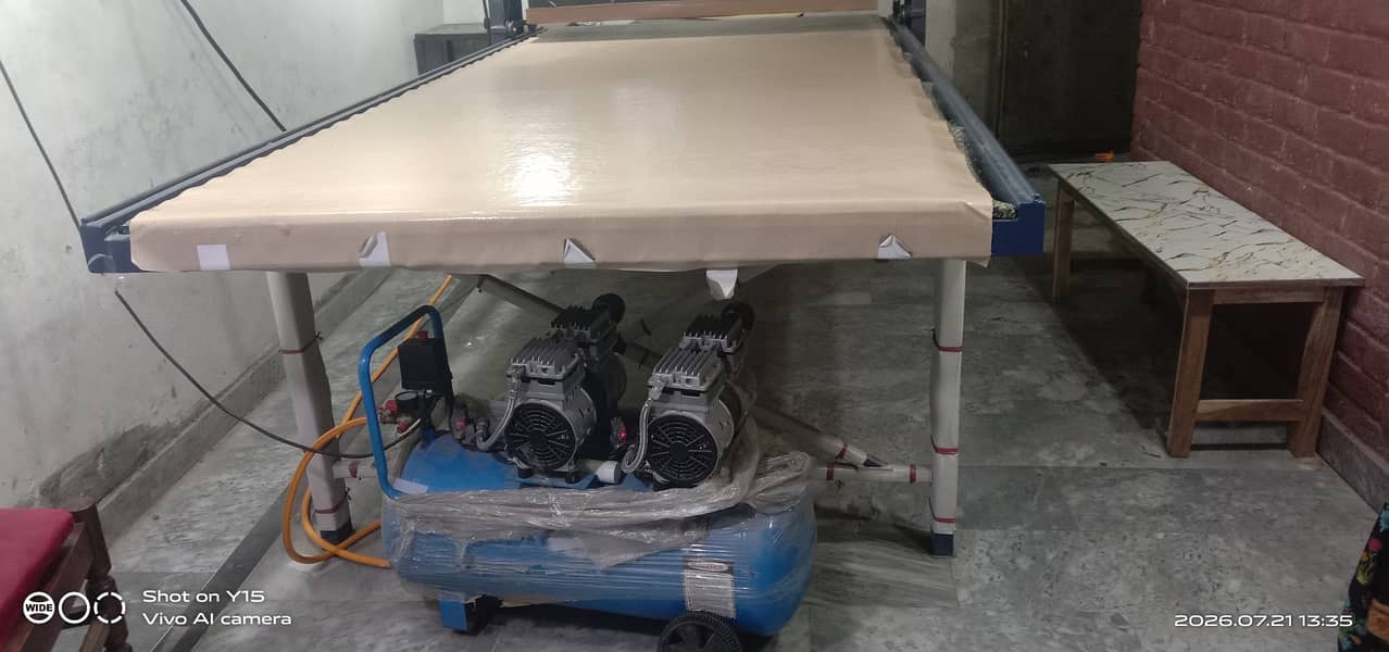 Bed press machine with compressor 1