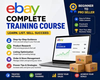 eBay Complete Training Course–Learn to Start & Grow Your eBay Business