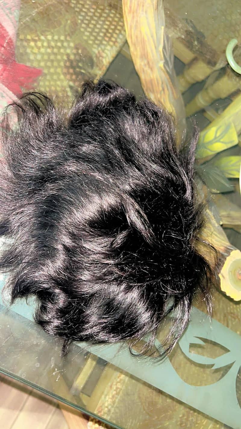 human hair patch 0