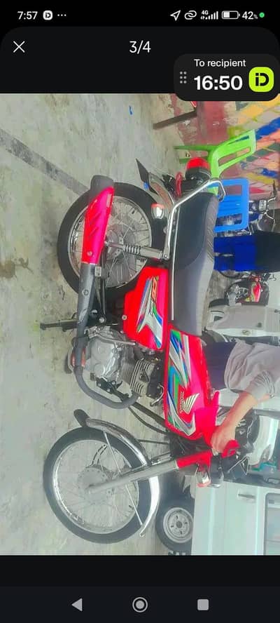 Argent sale Honda 125 total Genuine Just Tuning And drive Now