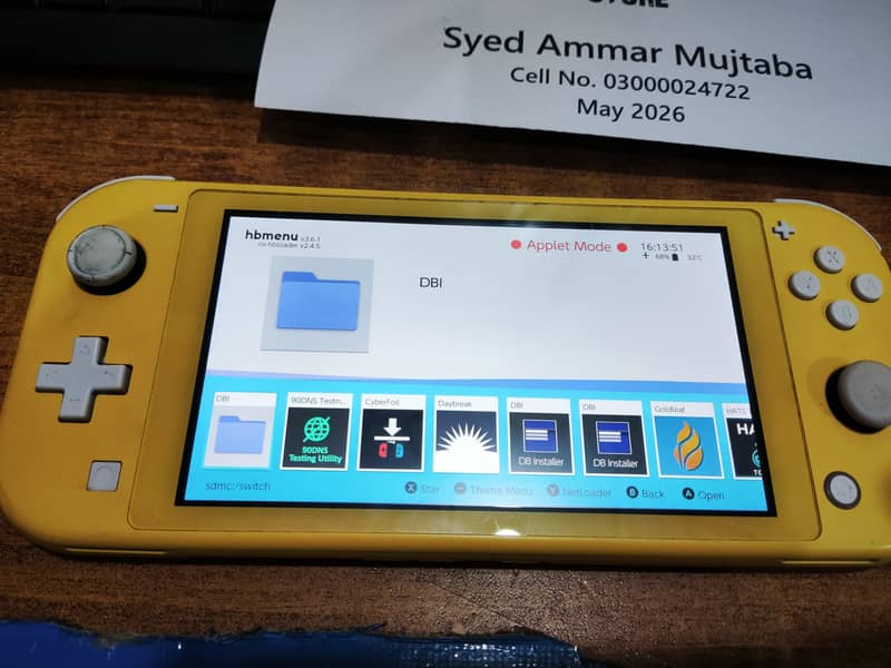 Nintendo Switch Lite - Jailbroken - 64GB - 7/10 Condition - COD 9