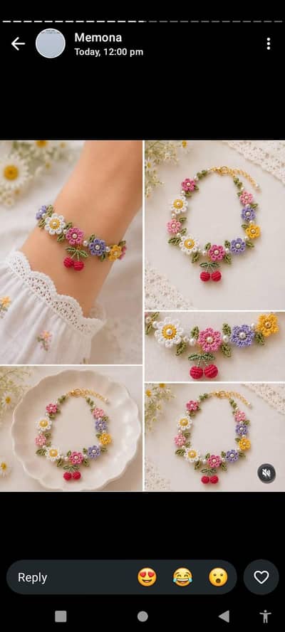 elegant hand made crochet art for gift