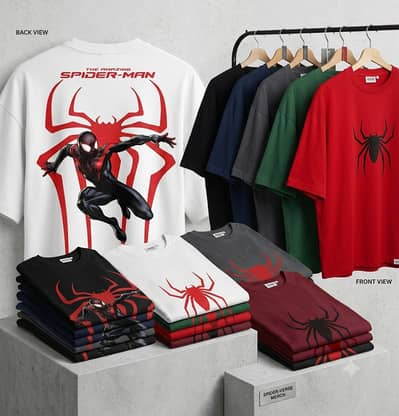 Spider-Man Premium Drop Shoulder Tees