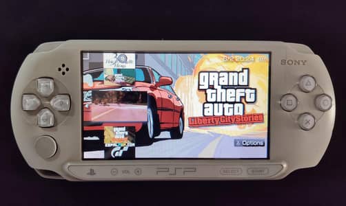 Vintage Sony PSP E1003 Street White - 64GB Card with 184 Games