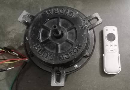 AC DC MOTOR AND REMOTE CONTROLOR