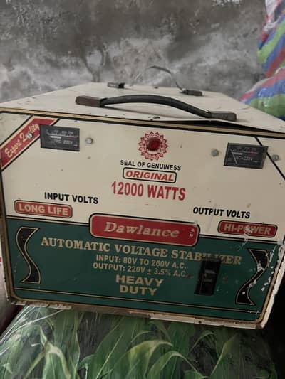Dawlance stabiliser  Automatic voltage stabiliser