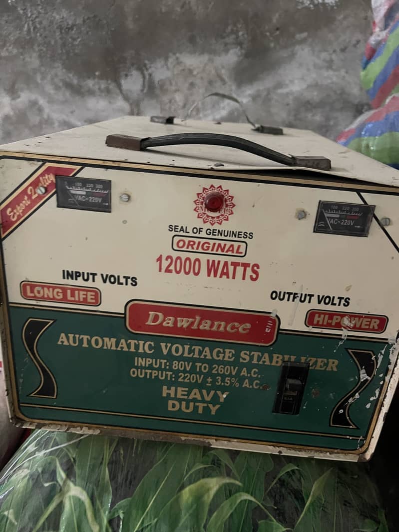 Dawlance stabiliser  Automatic voltage stabiliser 0
