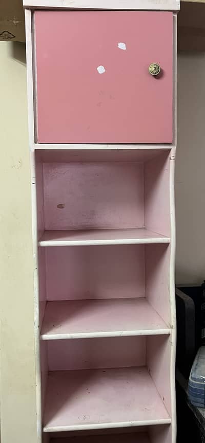 Pink long book shelf
