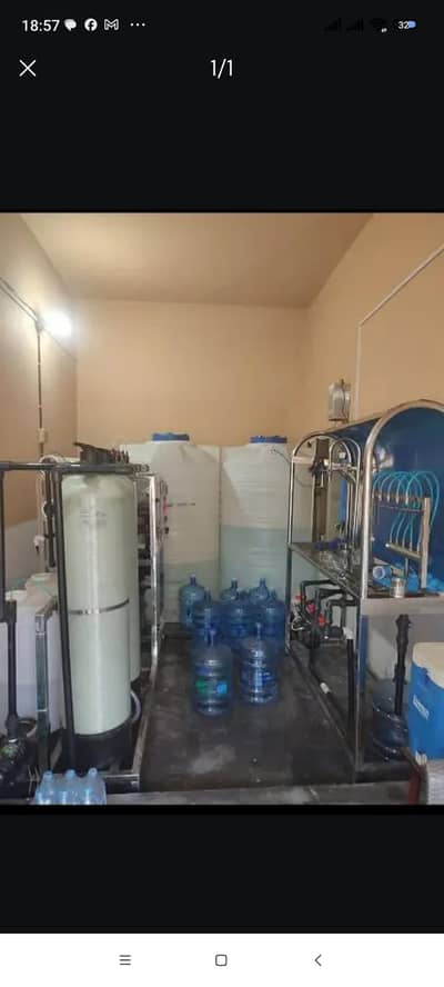 1.5 tonn Mineral water plant for sale