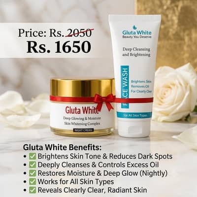 Herbal Skin Whitening & Glow Set - Special Offer"