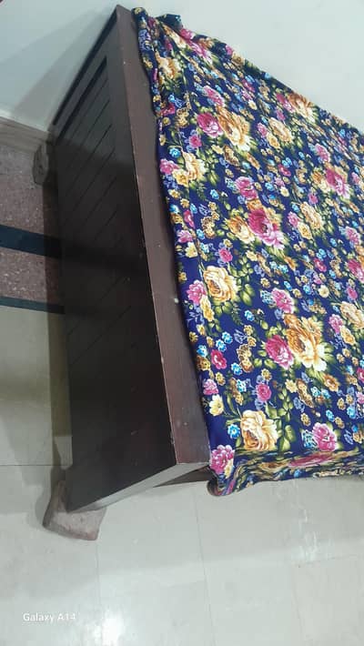 Single Bed with Mattress  Good Condition