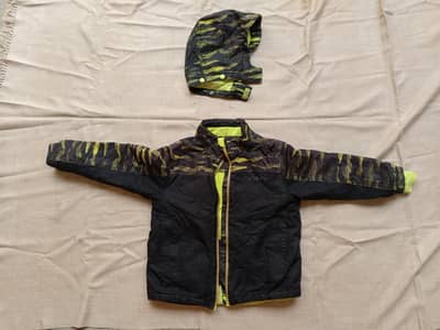 Kids Winter / Ski Jacket with Detachable Hood – Very Good Condition