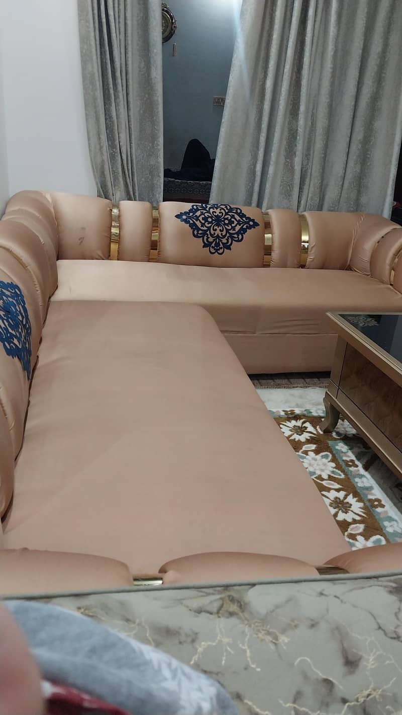 L shape sofa 0