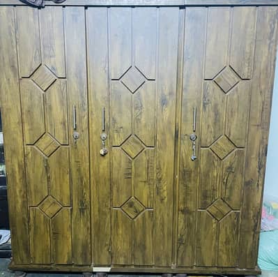 Wooden wardrobe