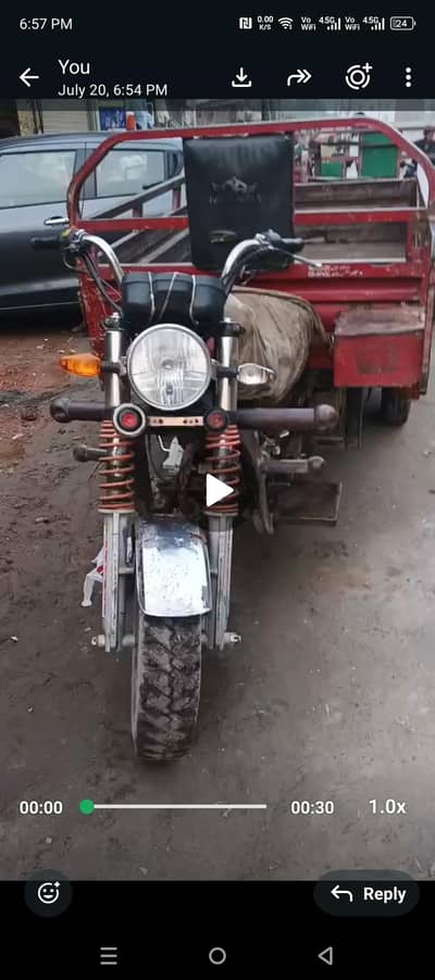 new Asia loader rickshaw