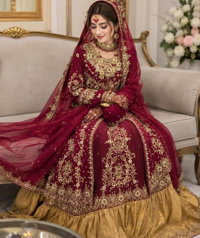 Bridal 1 Time Used Lehenga In Small Size.