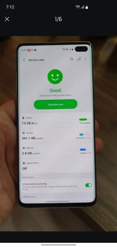 Samsung Mobile S10 Plus 8/512