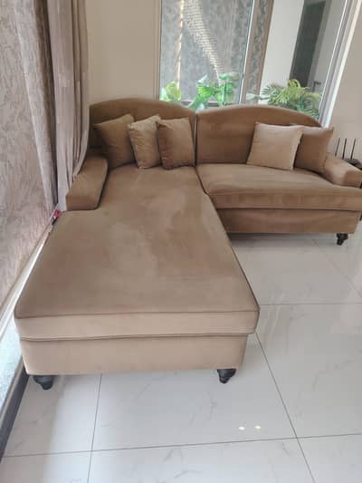 Luxury 2-Seater Fabric Sofa/Luxury L-Shape Corner Sofa/Sectional Sofa