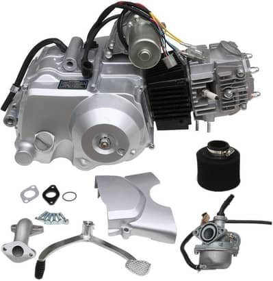 Branded 124cc Engine - Auto Clutch, Self Start (2 Forward + 1 Reverse)