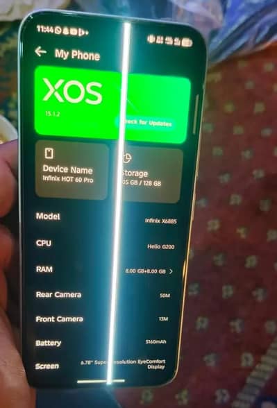 Infinix hot 60 pro 8/128 PTA official approve hai