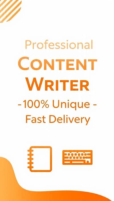 Content writer, blog contents, articles and products description.