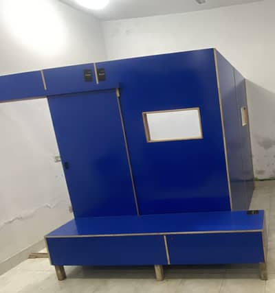 Two Shelves,two bench,cabin sheet and other items