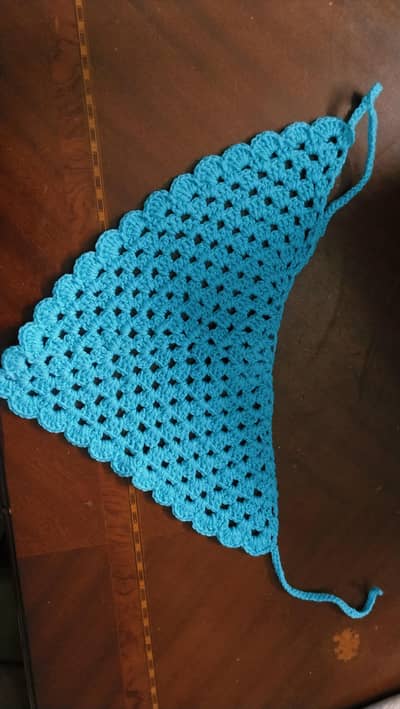 Crochet bandana