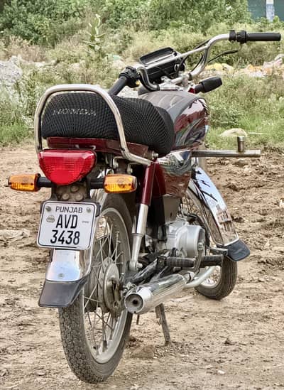 Honda CD 70 2024 Model Red Color | Brand New Condition