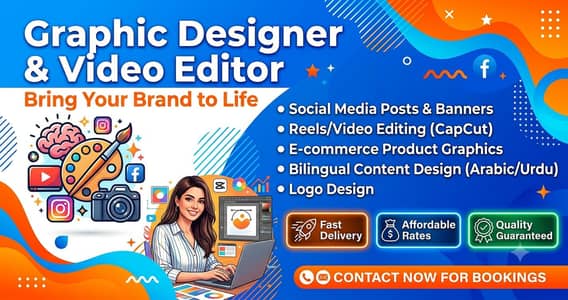 Graphic Designer & Video Editor | Canva & CapCut Expert