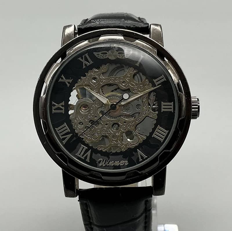 Mechanical skeleton watch 0