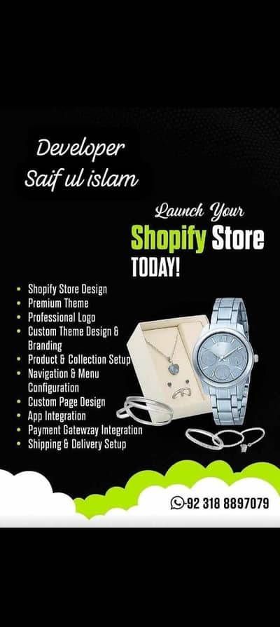 Shopify store creation