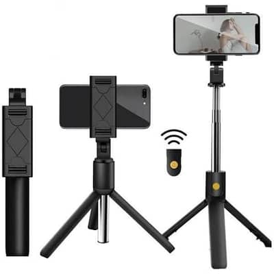 K07 Wireless Bluetooth Selfie Stick Tripod with Remote