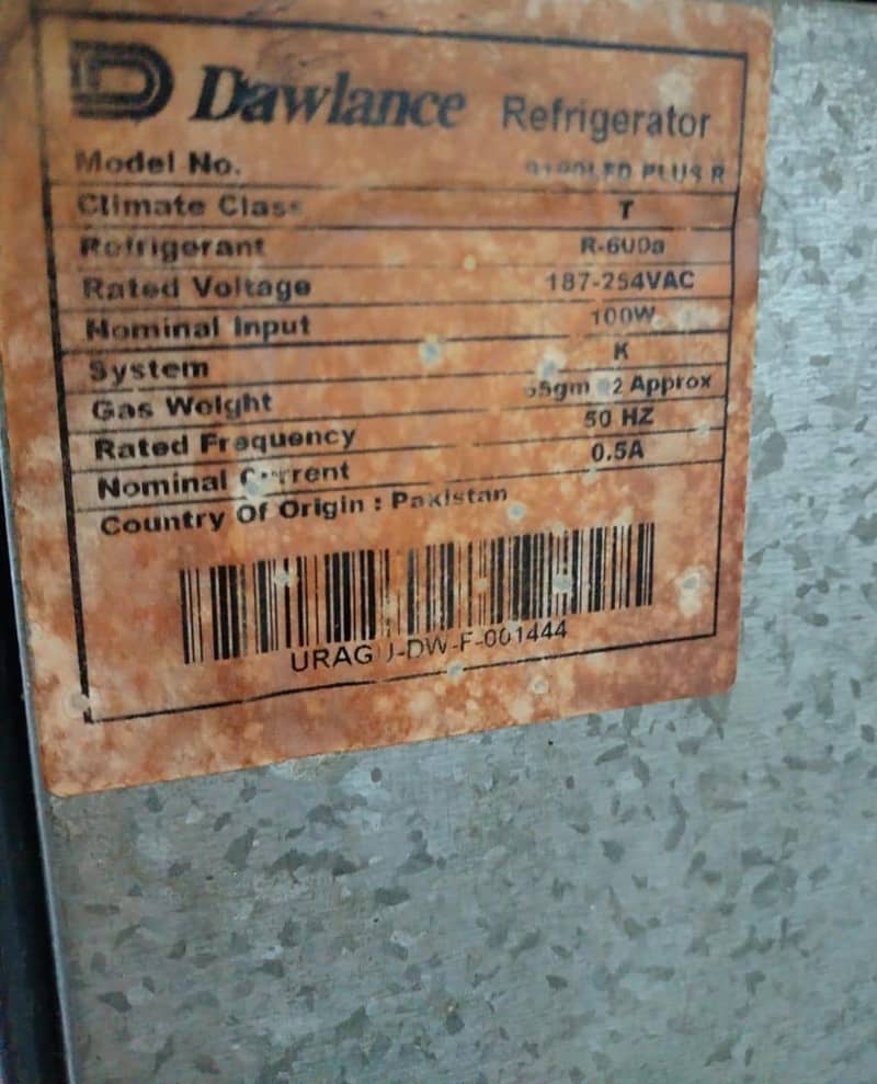 Dawlance  Refrigerators.    urgent for sale 8