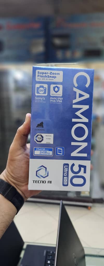 Tecno Camon 50 Ultra 5G 12gb 256gb Box Packed Official