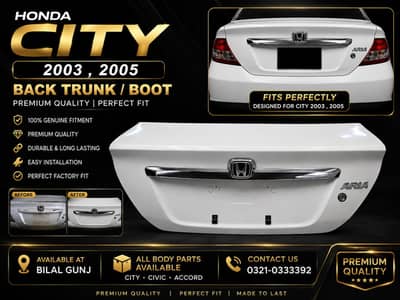 honda city, civic, accord cl7, cl9 all geniune parts available