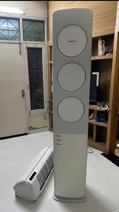 Samsung 2 Ton Inverter Tower AC + Wall Indoor + Outdoor Unit