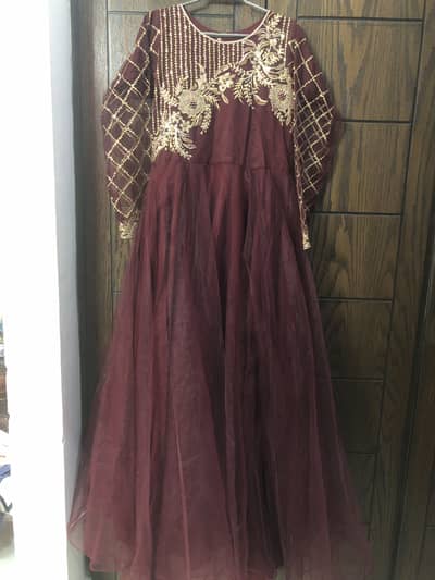 Mehroon maxi