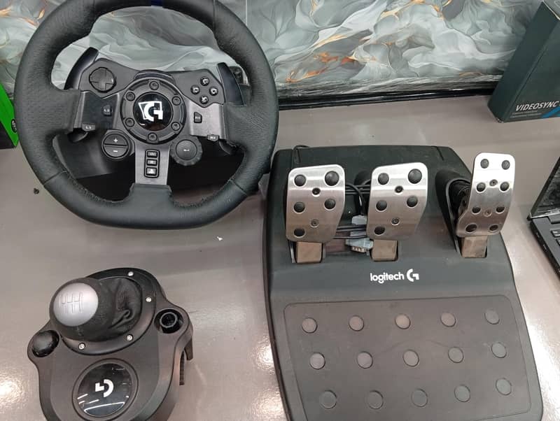 Logitech steering pedal set 0