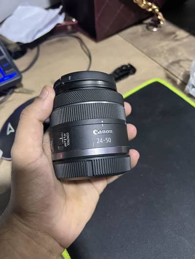 Canon RF 24-50mm  Excellent Condition |cemra setup lens with light